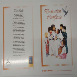 DEDICATION CERTIFICATES